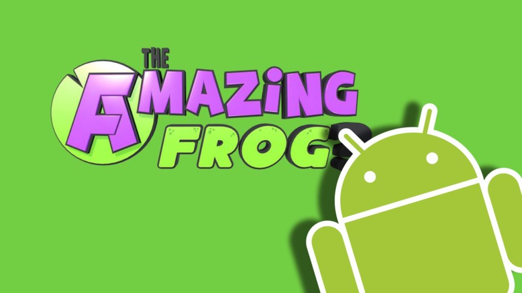 ¿Un robot Android en Amazing Frog?  logotipo del juego