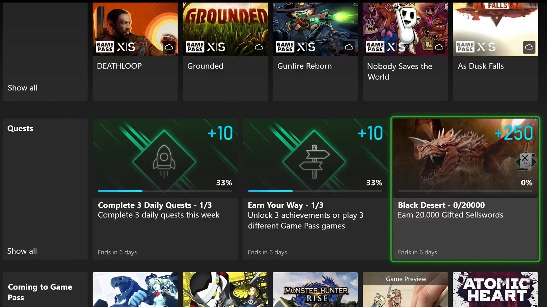 Xbox Game Pass Ultimate Quest Microsoft Rewards Points está cambiando